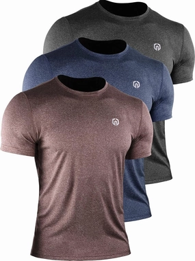 NELEUS Men's Dry Fit Athletic Running Shirt