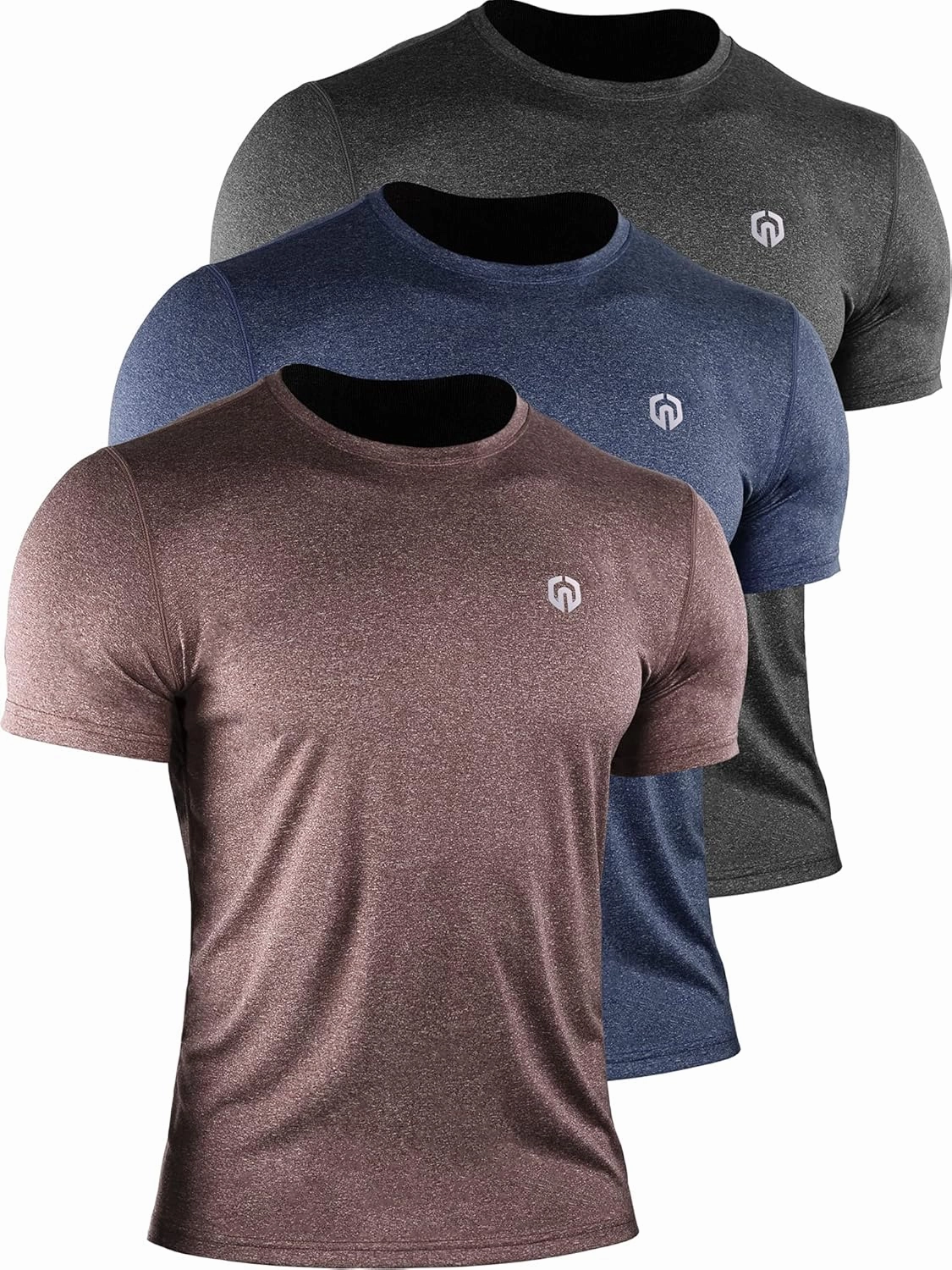 NELEUS Men's Dry Fit Athletic Running Shirt