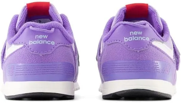 New Balance Girl's 574 New-b V2 Heritage Brights Hook and Loop Sneaker