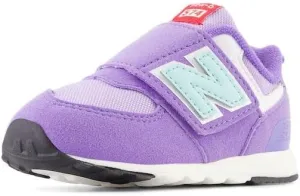 New Balance Girl's 574 New-b V2 Heritage Brights Hook and Loop Sneaker