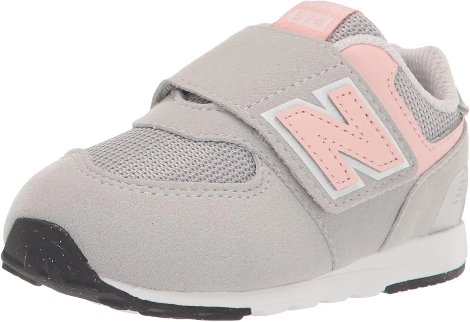 New Balance Unisex-Child 574 V1 70s Racing New-b Hook & Loop Sneaker