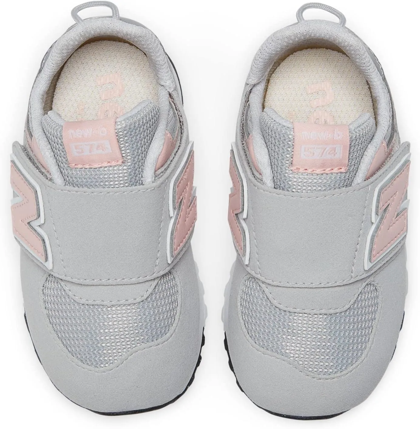 New Balance Unisex-Child 574 V1 70s Racing New-b Hook & Loop Sneaker