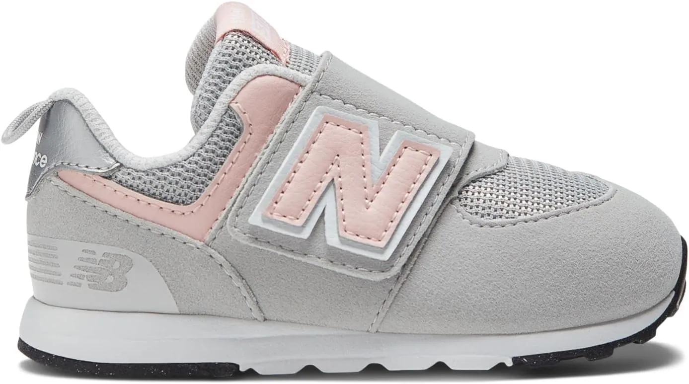 New Balance Unisex-Child 574 V1 70s Racing New-b Hook & Loop Sneaker