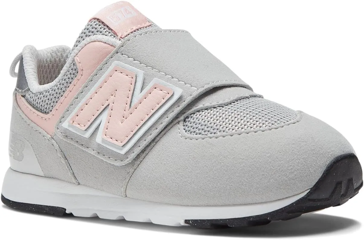 New Balance Unisex-Child 574 V1 70s Racing New-b Hook & Loop Sneaker