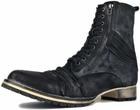 New Ankle Boots For Men Mens Lace Up Low Heel Boots Party Office For Show The First Layer Of Cowhide