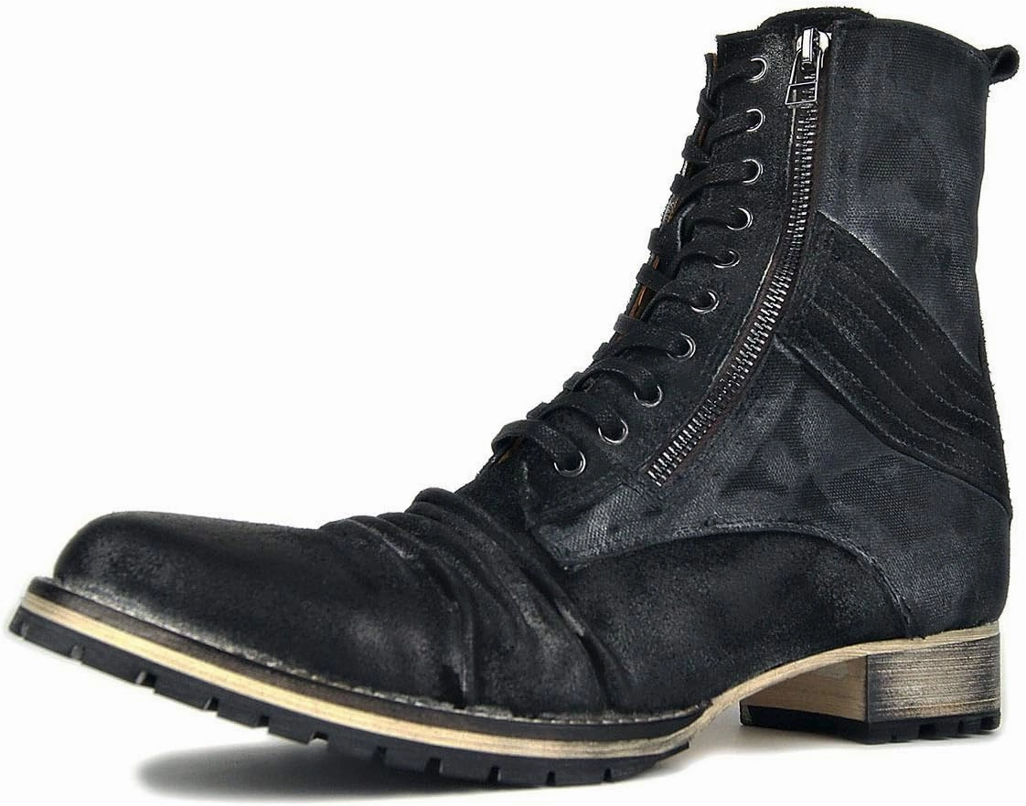 New Ankle Boots For Men Mens Lace Up Low Heel Boots Party Office For Show The First Layer Of Cowhide