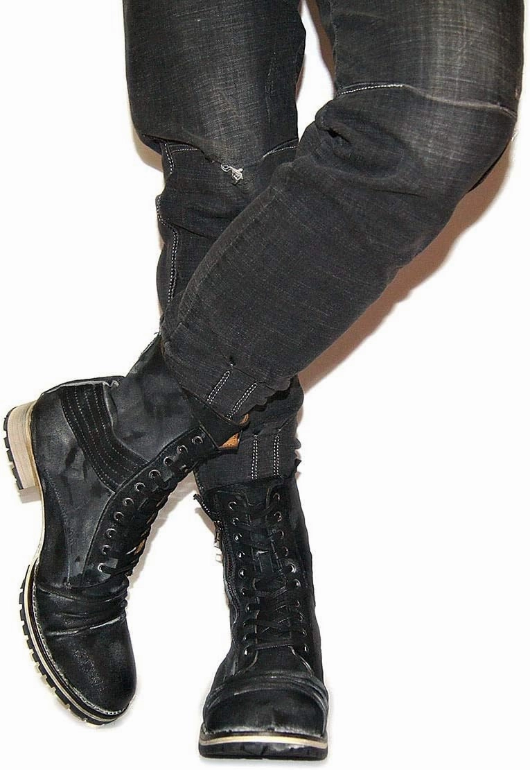 New Ankle Boots For Men Mens Lace Up Low Heel Boots Party Office For Show The First Layer Of Cowhide