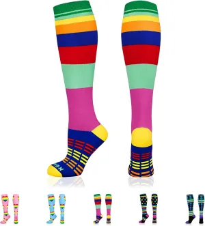 NEWZILL Medical Compression Socks for Women and Men Circulation 20-30 mmHg Best Compression Stockings for Running Athletic Travel Flight Nurses