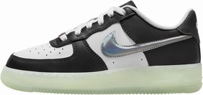 Nike Air Force 1 Lv8(gs) Big Kids Shoes Size- 5, White/Vapor Green/Black