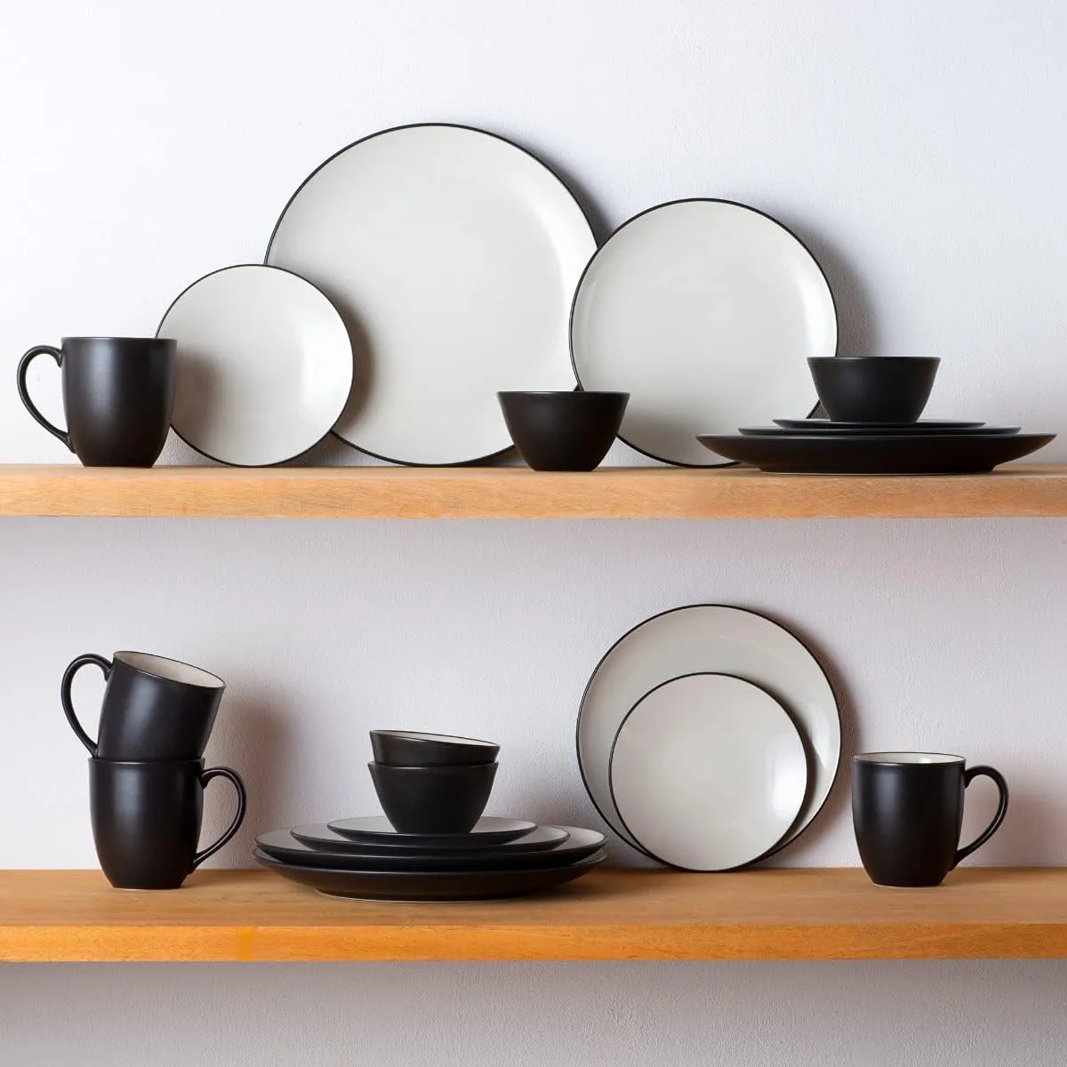 Noritake Colorwave Graphite 20-Piece Dinnerware Set, Service for 4