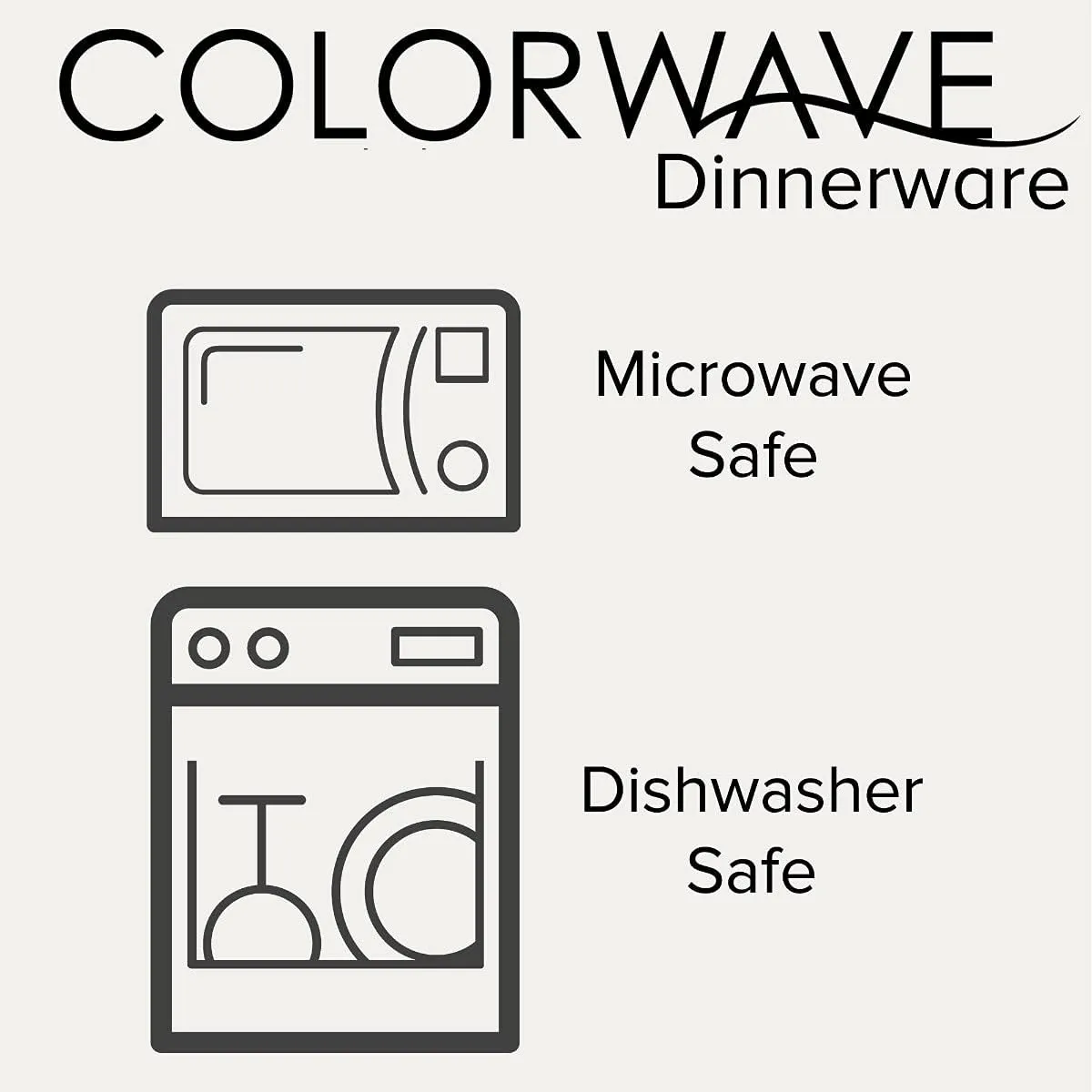 Noritake Colorwave Graphite 20-Piece Dinnerware Set, Service for 4