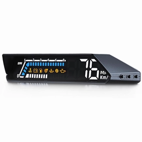 OBD2 Gauge Display, Heads up Display for car, RPM Meter,Speedometer,Water Temperature Meter, Multifunctional Smart Gauge (S100)