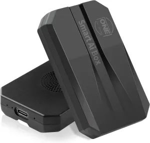 OneCarStereo 2025 Wireless CarPlay Smart AI Box Elite With Android Auto, Magic AI 2.0 Support Netflix YouTube MirrorLink App Download, Car Streaming Device Convert Wired CarPlay to Wireless