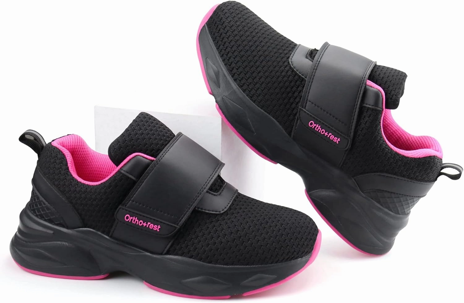 Ortho rest Women Diabetic Shoes with Adjustable Closure Orthopedic Walking Shoes Edema Shoes for Swollen Feet