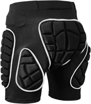 Padded Shorts Snowboarding Skating for Men Women, Butt Pads Hip Protection Shorts