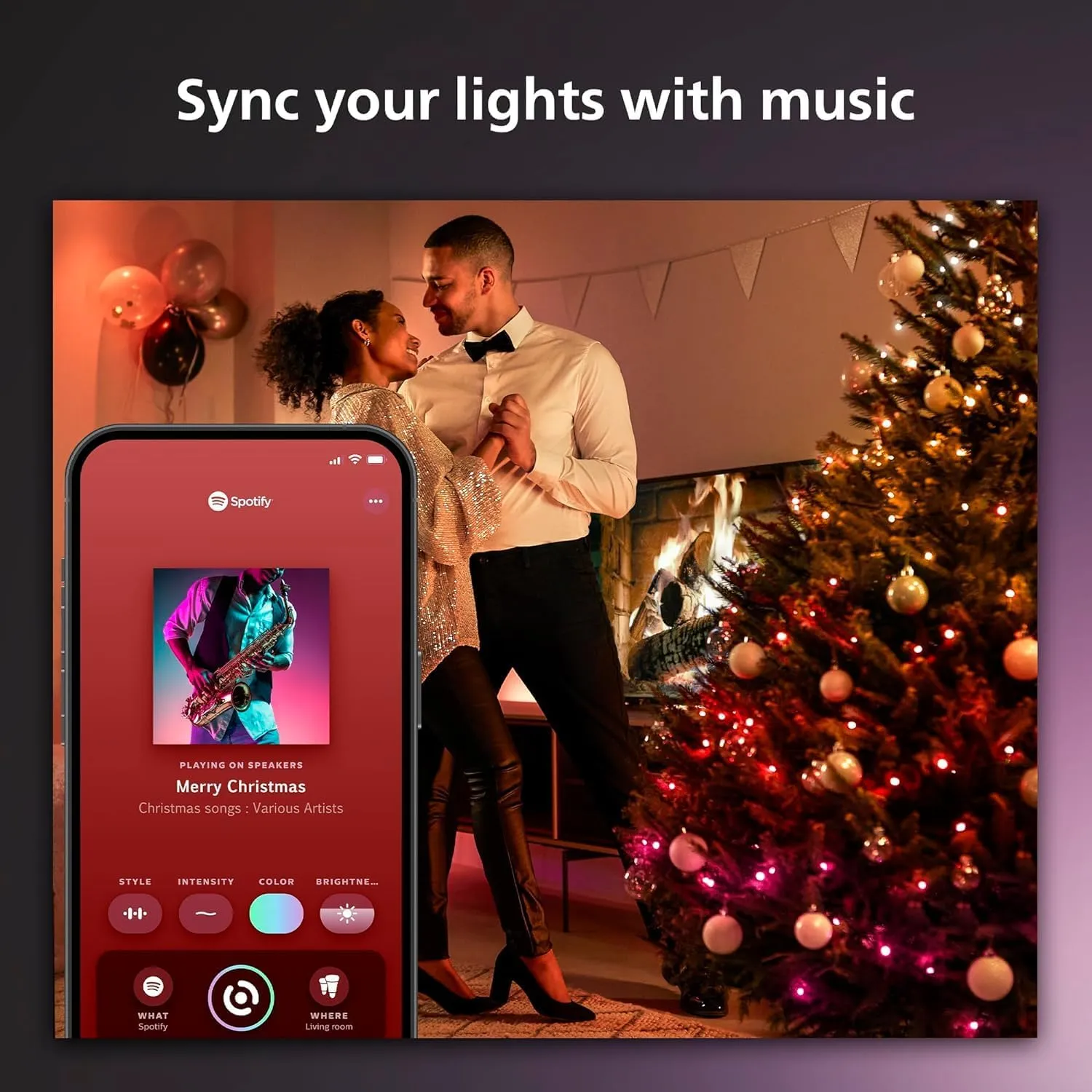 Philips Hue Indoor/Outdoor Holiday 65-Foot Festavia String Lights - 250 Mini Color Changing Smart LEDs - Weatherproof - Control with Hue App - Works with Alexa, Google Assistant and Apple HomeKit