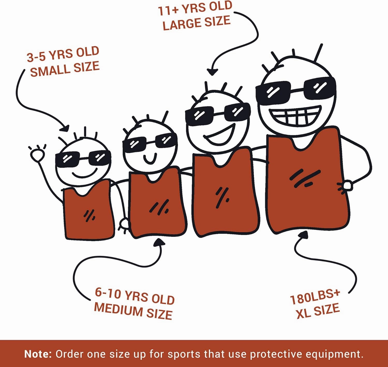 Pinnies Scrimmage Vests for Kids, Youth and Adults (12-Pack) - Soccer Pennies