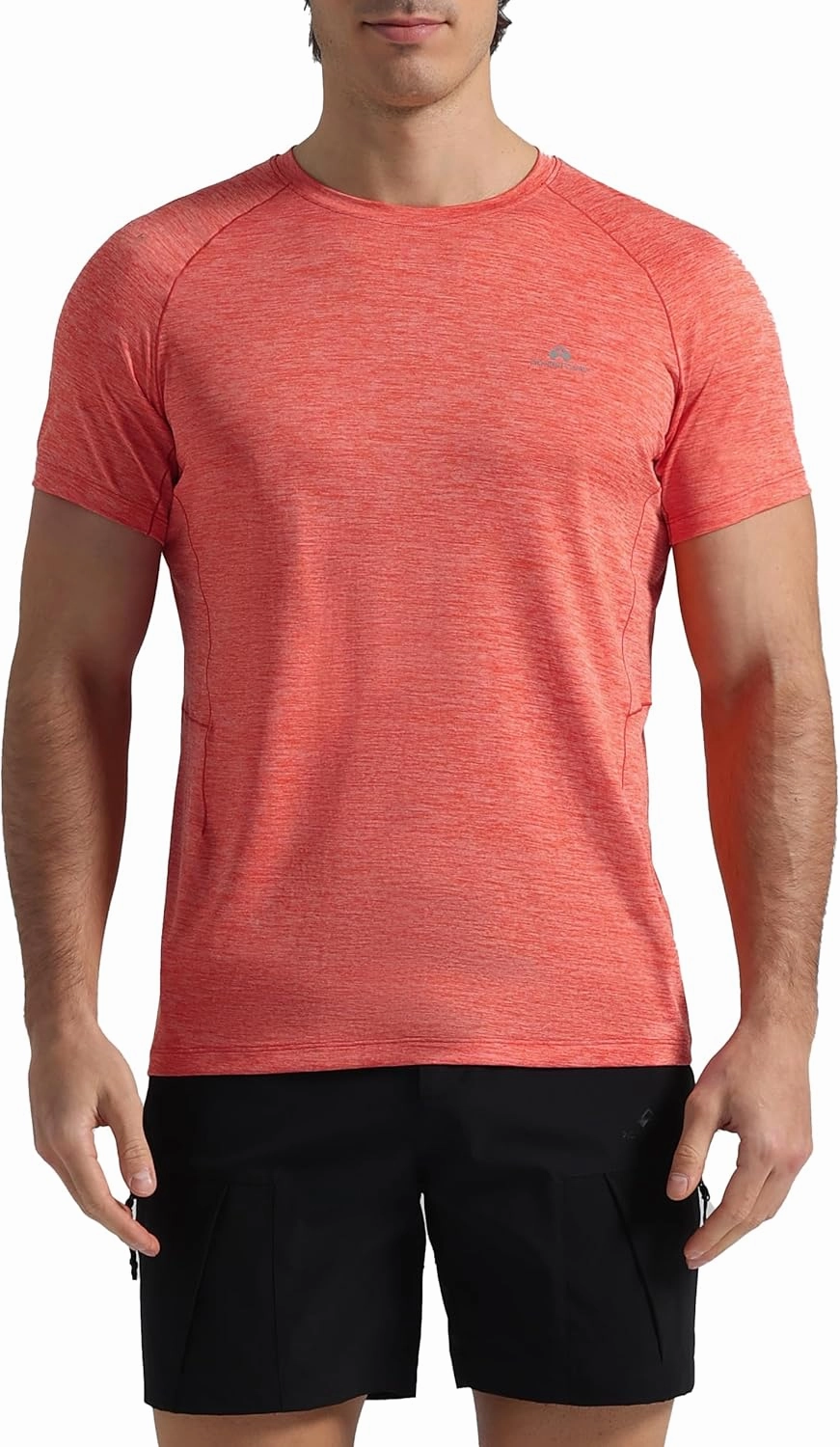 Pioneer Camp Mens Moisture Wicking Running Workout Shirt Performance Athletic T-Shirts UPF 50  Short Sleeve Active Gym Tops