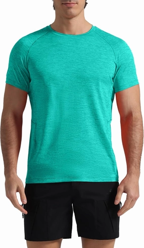Pioneer Camp Mens Moisture Wicking Running Workout Shirt Performance Athletic T-Shirts UPF 50  Short Sleeve Active Gym Tops