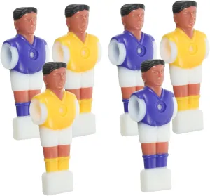 Plastic Soccer Player Set for Foosball Table Mini Football Figures for Boys