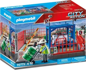 Playmobil City Action 70773 Freight Storage, for Children Ages 4 