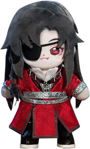 Plush Doll, Xie Lian Hua Cheng Dress-Up Doll, Anime Soft Stuffed Doll, Heaven Official's Blessing: Tian Guan Ci Fu Figures Dolls (Hua Cheng, Cotton)