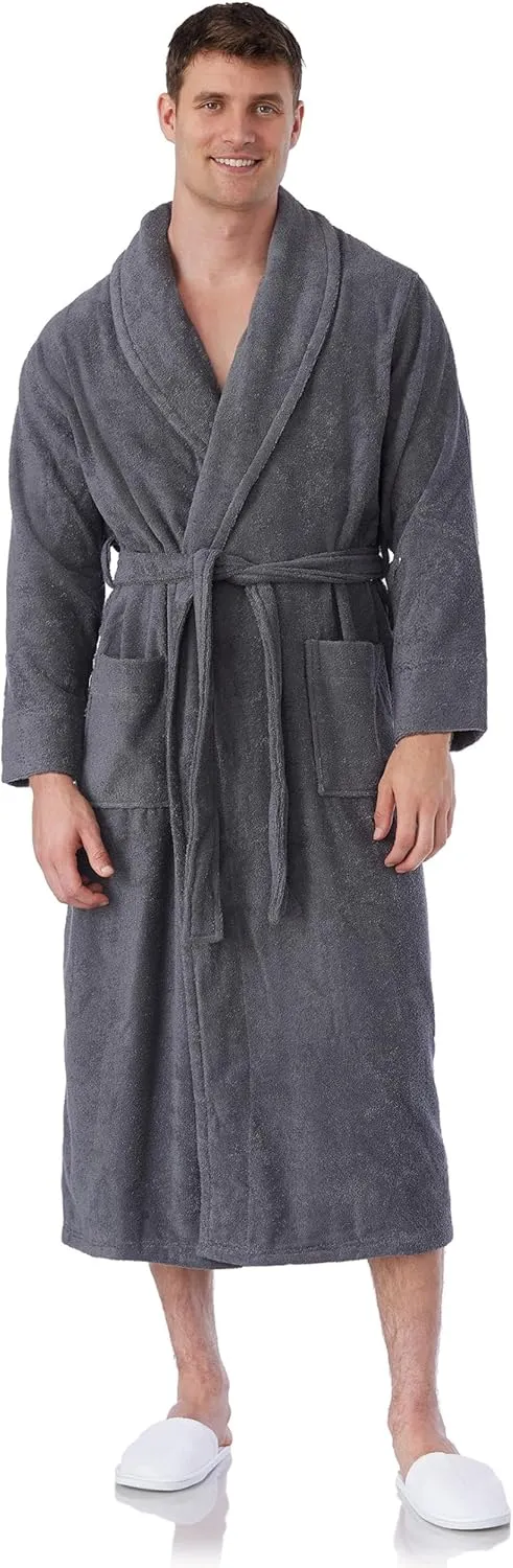 Plush Necessities 100% GOTS Certified Organic Cotton Terry Bathrobe