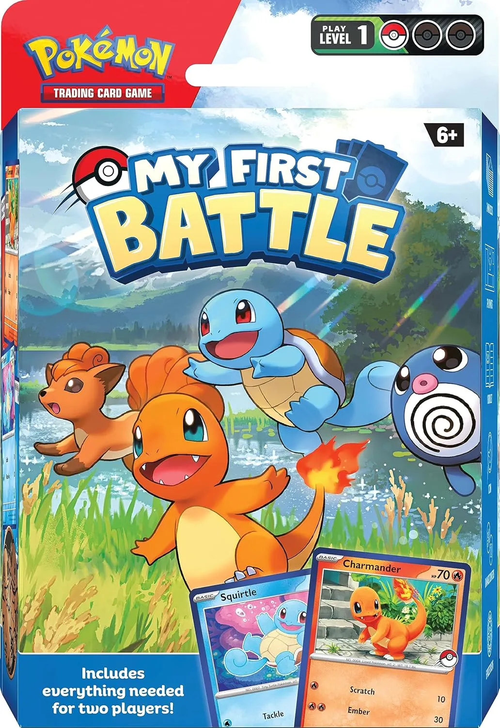 Pokémon TCG: My First Battle—Charmander and Squirtle (2 Ready-to-Play mini Decks & Accessories)