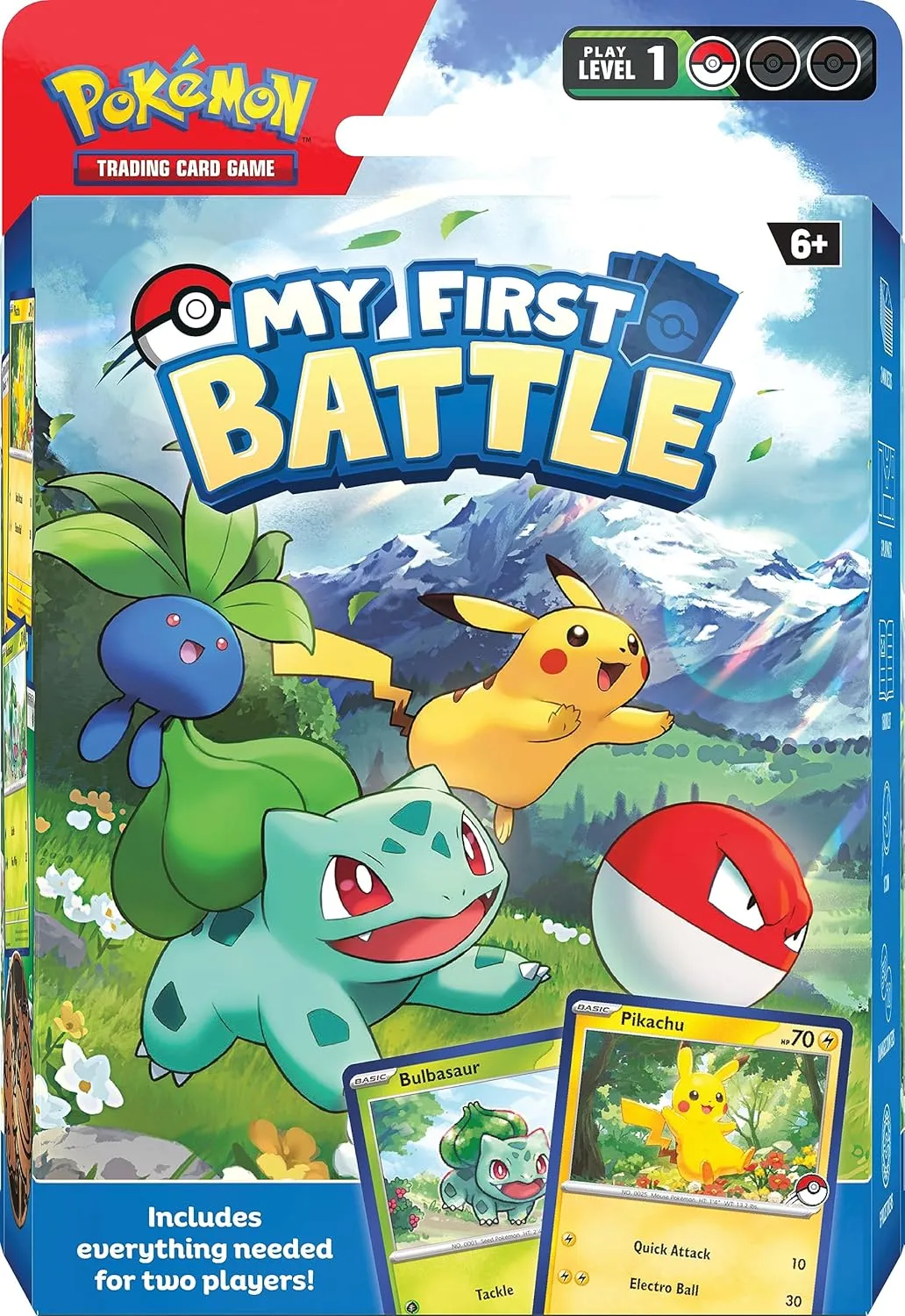Pokémon TCG: My First Battle—Pikachu and Bulbasaur (2 Ready-to-Play mini Decks & Accessories)