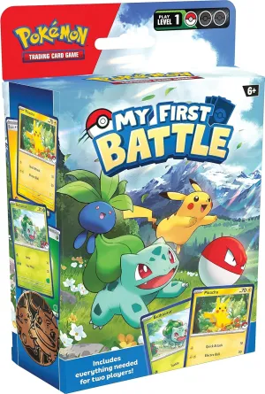 Pokémon TCG: My First Battle—Pikachu and Bulbasaur (2 Ready-to-Play mini Decks & Accessories)