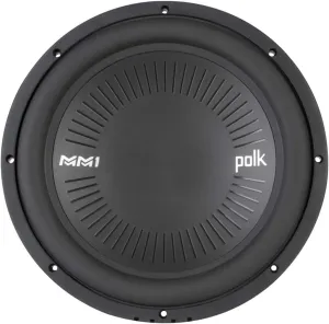 Polk Audio DB1242 SVC - DB  Series 12" Shallow Subwoofer for Marine/Car Sound System, 26Hz-200Hz Frequency Response, Single 4-Ohm Voice Coils & Polypropylene Woofer Cone