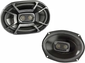 Polk Audio DB692 DB  Series 6" x 9" Coaxial Speaker for Car & Marine, 3-Way Boat & Car Audio Speaker, 30-22kHz Frequency Response, Polypropylene Woofer Cone & 1/2" Silk Dome Tweeter, Easy Installation
