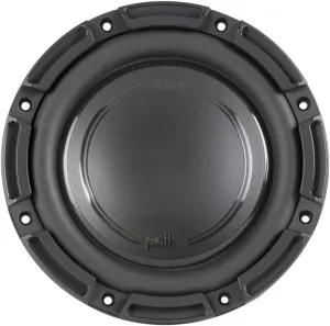 Polk Audio DB842 SVC - DB  Series 8" Shallow Subwoofer for Marine/Car Sound System, 30Hz-200Hz Frequency Response, Single 4-Ohm Voice Coils & Polypropylene Woofer Cone