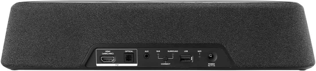 Polk Audio MagniFi Mini AX Sound Bar with Wireless Subwoofer, Dolby Atmos and DTS:X Certified, Polk's Patented VoiceAdjust & SDA Technologies, Ultra-Compact Design, Easy Setup, Black
