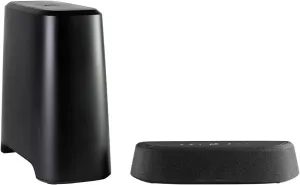 Polk Audio MagniFi Mini AX Sound Bar with Wireless Subwoofer, Dolby Atmos and DTS:X Certified, Polk's Patented VoiceAdjust & SDA Technologies, Ultra-Compact Design, Easy Setup, Black