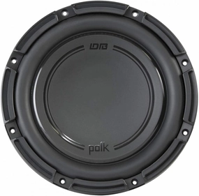 Polk Audio DB1042 SVC - DB  Series 10" Shallow Subwoofer for Marine/Car Sound System, 30Hz-200Hz Frequency Response, Single 4-Ohm Voice Coils & Polypropylene Woofer Cone