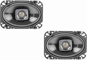 Polk Audio DB462 DB  Series 4" x 6" Coaxial Speaker for Car & Marine, 2-Way Boat & Car Audio Speaker, 50-22kHz Frequency Response, Polypropylene Woofer Cone & 3/4" Silk Dome Tweeter, Easy Installation