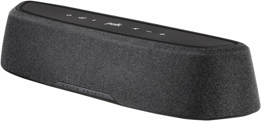 Polk Audio MagniFi Mini AX Sound Bar with Wireless Subwoofer, Dolby Atmos and DTS:X Certified, Polk's Patented VoiceAdjust & SDA Technologies, Ultra-Compact Design, Easy Setup, Black