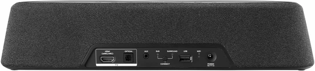 Polk Audio MagniFi Mini AX Sound Bar with Wireless Subwoofer, Dolby Atmos and DTS:X Certified, Polk's Patented VoiceAdjust & SDA Technologies, Ultra-Compact Design, Easy Setup, Black