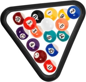 POPETPOP 17pcs Mini Billiard for Boy Girl Safe Engaging Pool Training with Mini Triangle Rack for Home School Billiards Accessories for Boy Girl