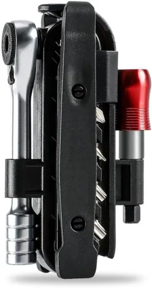 Portable Bike Repair Tool Set with Ratchet Wrench and Extension Bar, Great for Outdoor Adventures