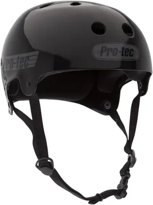 Pro-Tec Skateboard Helmet Bucky Lasek Signature Edition– Medium – Black Reflective Matte