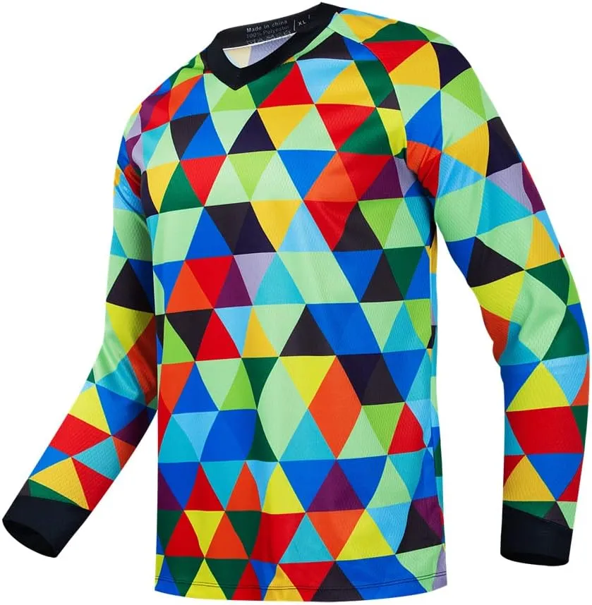 PSPORT Cycling Sweatshirt Men MTB T-Shirt Long Sleeve Bike Motorcycle Shirts Bike Jersey Tops UV Protection
