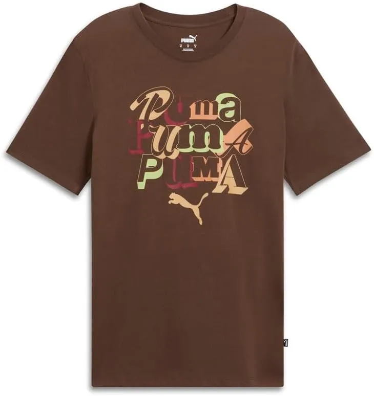 PUMA - Mens Trash Talk Tee, Color Espresso Brown, Size: Small