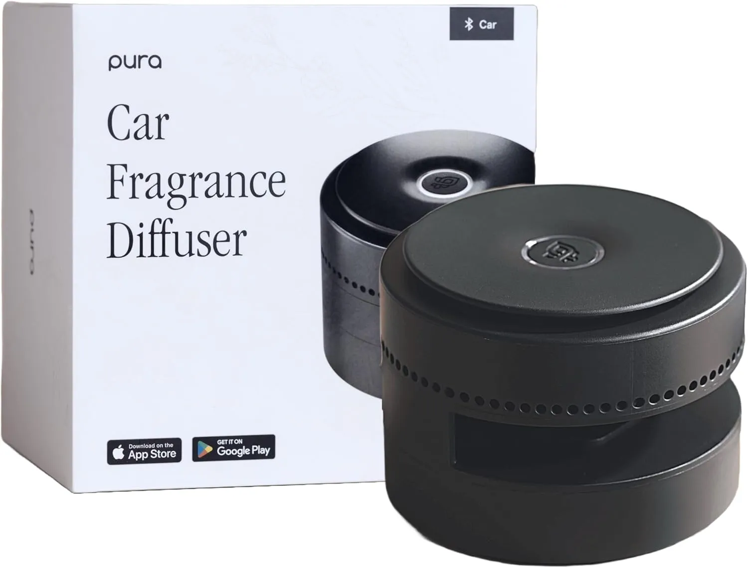 Pura Car Diffuser - Smart Car Aroma Diffuser with USB-C Cable for Luxury Fragrances - Auto Start & Start - Adjustable Fragrance Intensity - Fragrances Sold Separately
