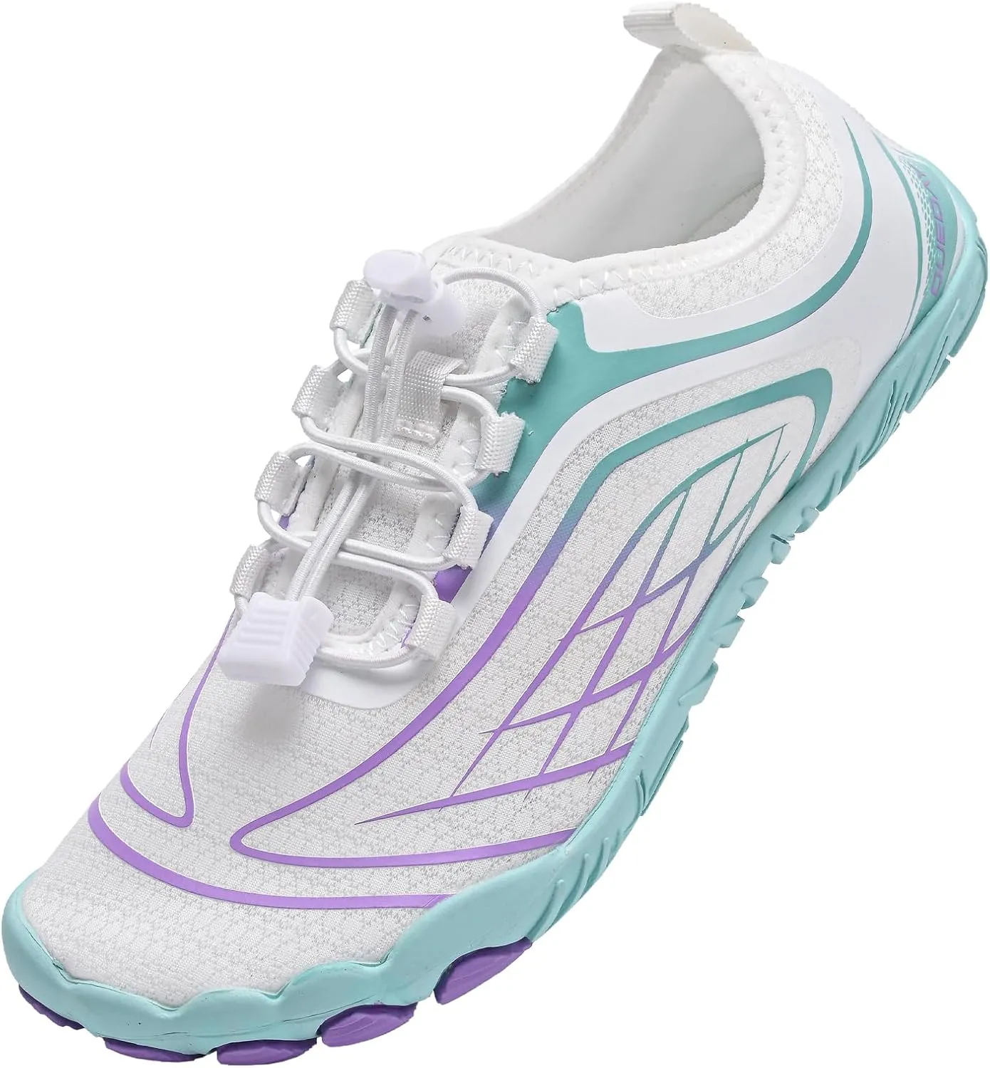 Queday Water Shoes for Women Men Quick Dry Barefoot Shoes Athletic Lightweight Sports Aqua Socks Outdoor Swim Hiking Diving Surf Fishing Walking Kayaking