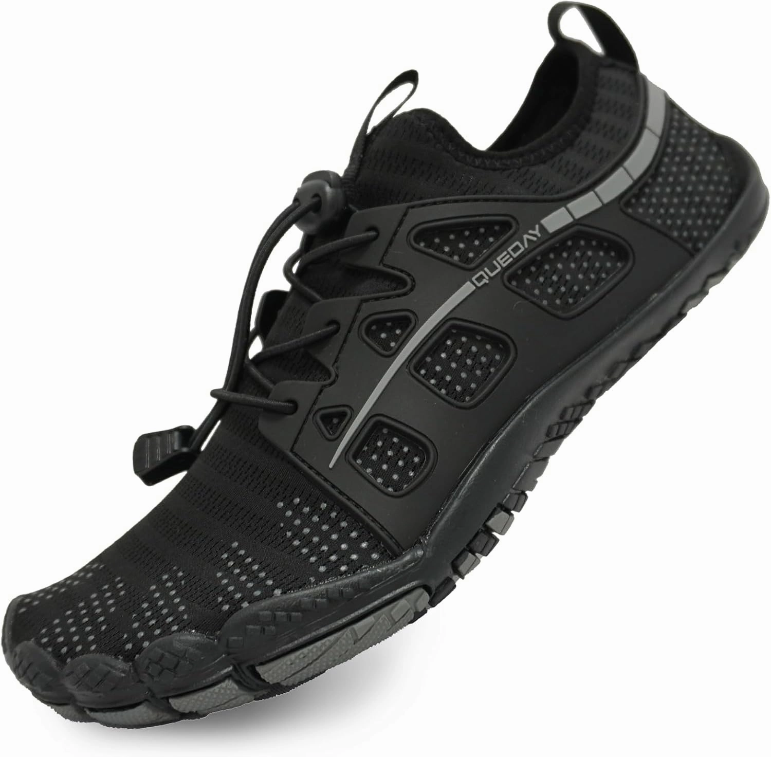 Queday Water Shoes for Women Men Quick Dry Barefoot Shoes Athletic Lightweight Sports Aqua Socks Outdoor Swim Fishing Hiking Diving Surf Walking Kayaking