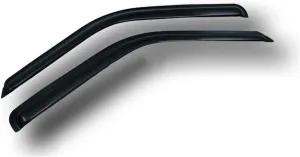R&L Racing Ventvisor Window Deflectors Compatible with 1988-2000 Chevy GMC C10 C/K Truck SUV 2P| Dark Smoke Front Sun/Rain Guards Side Window Visors (2-Piece Set)