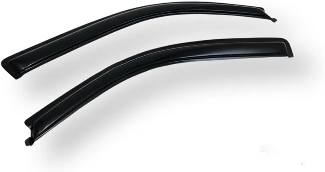 R&L Racing Ventvisor Window Deflectors Compatible with 2004-2014 Ford F150 Super Cab | Dark Smoke Front-Rear Sun/Rain Guards Side Window Visors (2-Piece Set)