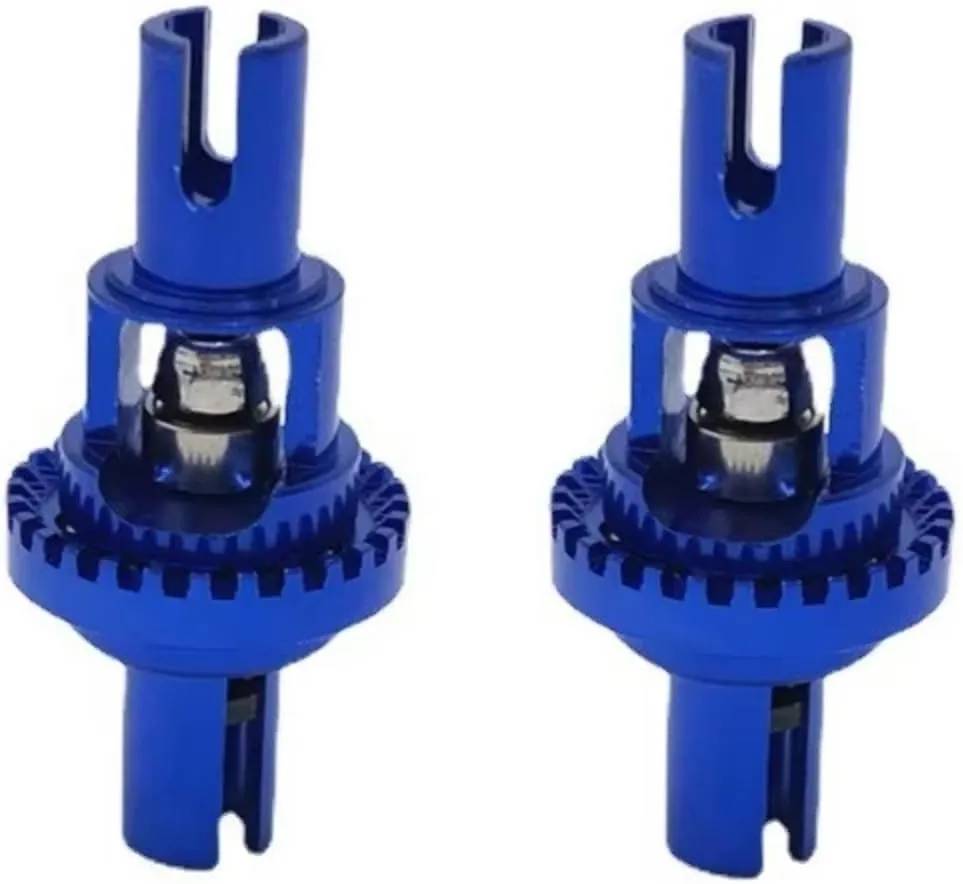 RC Car Accessories for Wltoys for 284131 K969 K979 K989 K999 P929 P939 for Mini-Q for AWD for IW04M AMZ 1/28 Metal Adjustable Differential RC Car Upgrades Parts(Blue2,2 pcs)